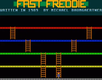 Fast Freddie screen shot title